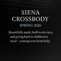 Siena Crossbody — Nero (Limited-Edition)