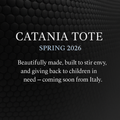 Catania Tote — Nero (Limited-Edition)